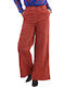 Women's Fabric Trousers Pink