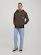 Men's Elastic Jeans Pants with Loose Fit Blue