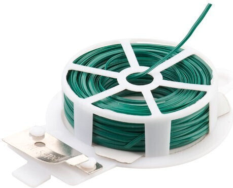 Plastic-Coated Plant Wire Green 30 Meters Oem