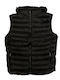 Ärmellos Jacke Black