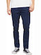 Men's Chino Trousers Slim Fit Navy Blazer