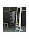 Bakaji Floor Mirror with White Wooden Frame