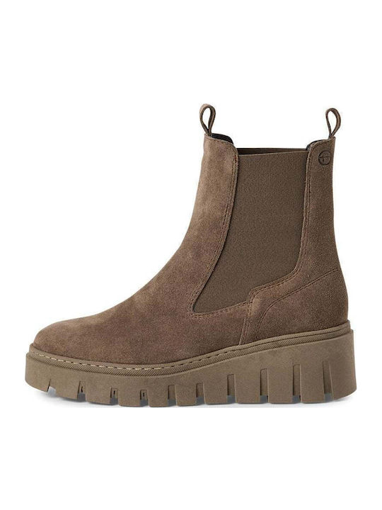 Tamaris Ghete Dama Chelsea De Piele Maro