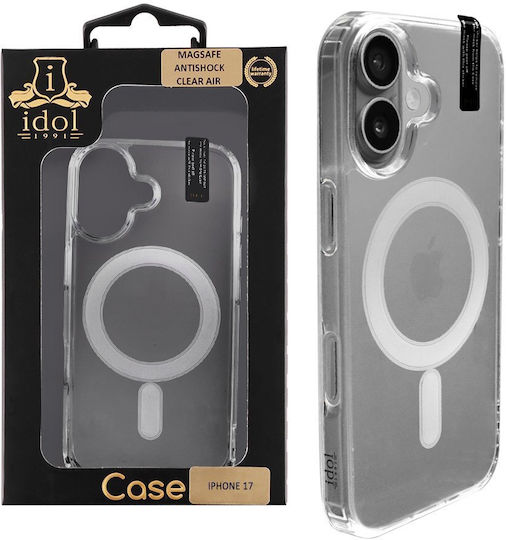 Idol 1991 Case iPhone 17 6.3" Magsafe Antishock Clear Air Back Cover TPU Camera Guard Transparent