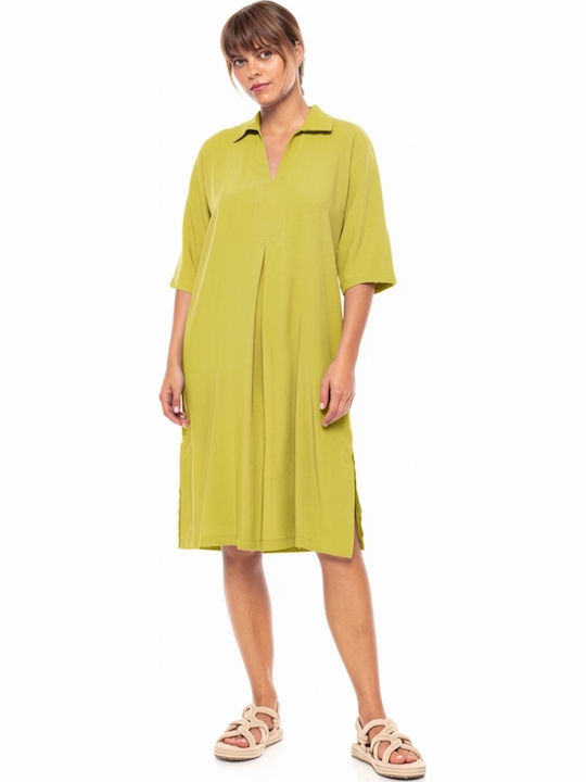 Pink Label Feminin Rochie de Plajă Yellow