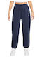 Phoenix Fleece Pants High Waist Sweatpants Fleece Blue