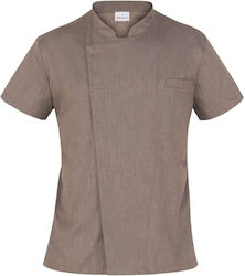 Giblor's Mantel Koch Beige mit Kurzärmelig