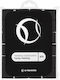 E-tennis Perforierte Overgrips X 12 Schwarze