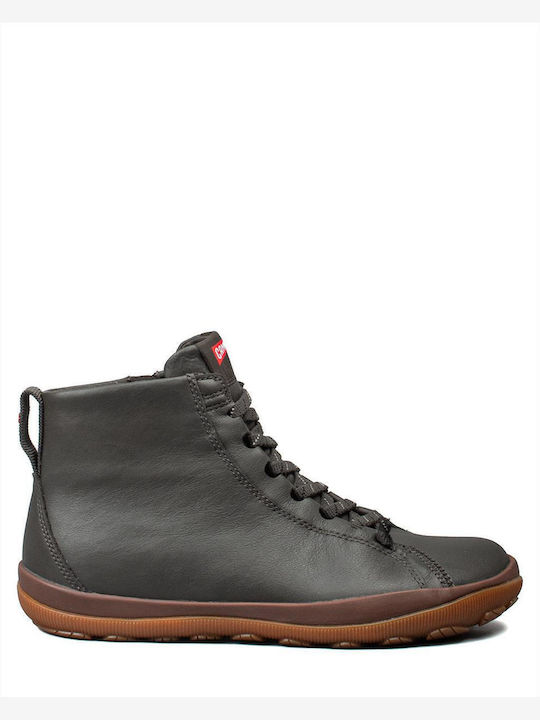 Peu Pista Gm Leather Men's Boots Waterproof Charcoal