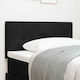 vidaXL Fabric Bed Headboard Black 100x88cm