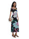 Dress Καλοκαιρινό Midi Φόρεμα Πλεκτό Multi