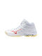 Voltage 2 Mid Дамски Спортни обувки Волейбол White / Yellow / Red
