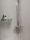 TIGER Wall Mounted Bathroom Shelf Metallic Gray