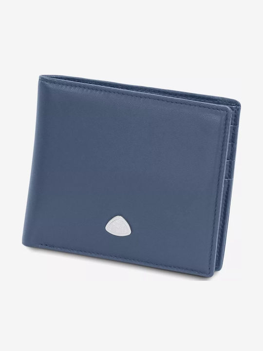 Groß Leder Damen Geldbörse Karten mit RFID Blau