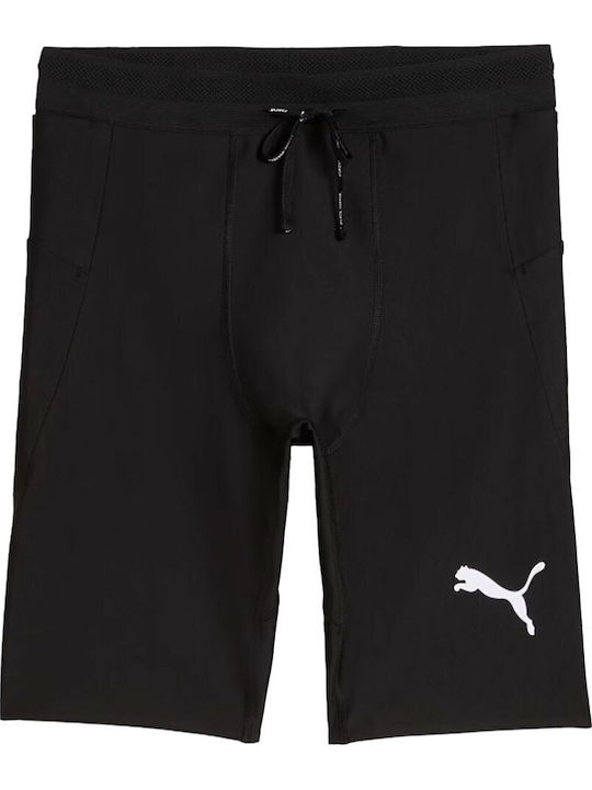 PUMA Ανδρικό Αθλητικό Κολάν Compression Κοντό Μαύρο