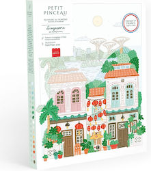 Книги за оцветяване с числа Платно Singapore La Petite