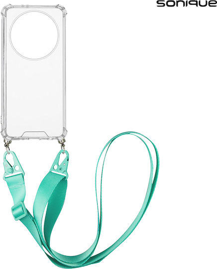 Θήκη Σιλικόνης Strap Sonique Armor Clear Honor Magic5 Lite 5g Γαλάζιο