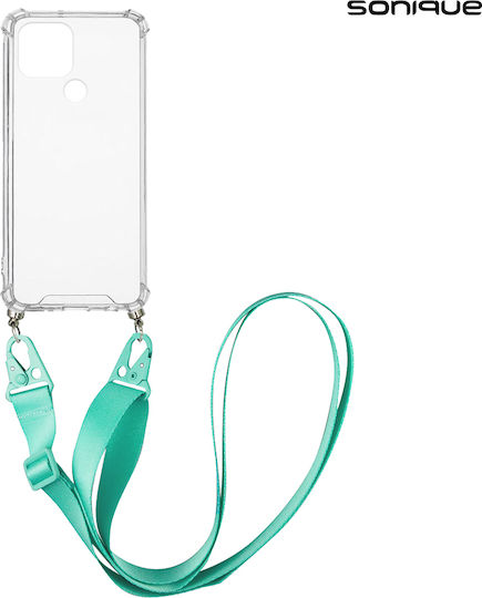 Silicone Case Strap Sonique Armor Clear Xiaomi Redmi A1 Plus Poco C50 Redmi A2 Plus Light Blue