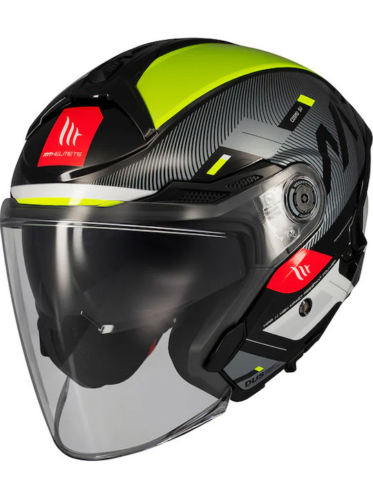 MT Cosmo SV S Silence Black/Grey/Fluo Gloss Mot...