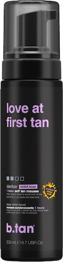 B.Tan Love At First Tan Selbstbräuner Mousse Körper Ultra Dunkel 200ml