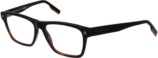 Zegna Männlich Kunststoff Brillenrahmen Schwarz EZ5231 005