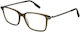 Zegna Männlich Kunststoff Brillenrahmen Beige EZ5246 051