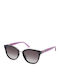Nina Ricci Women's Sunglasses with Black Frame and Black Gradient Lens SNR3585401CK
