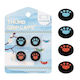 Joy-con 2 Thumb Grips for Switch 2 in Orange color