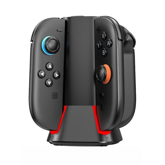 Nintendo Switch 2 Βάση Φόρτισης 4 1 Λαβή Εκθαμβωτικά Φώτα Rgb