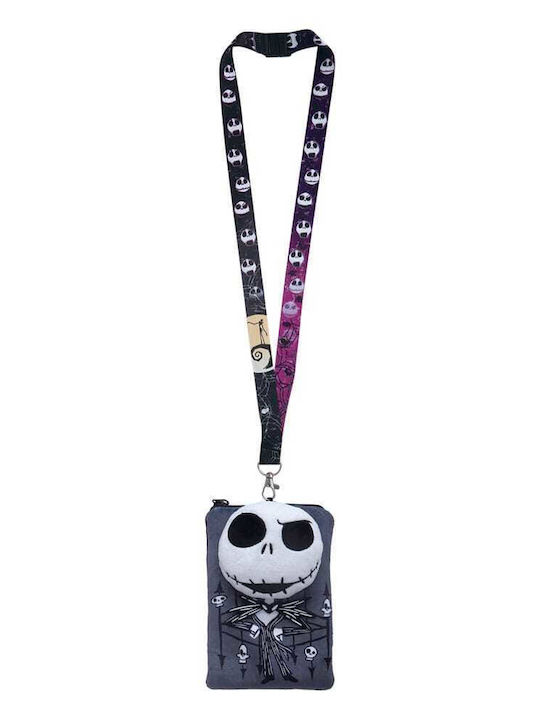 Nightmare Before Christmas Lanyard Jack Deluxe Pouch Card Holder