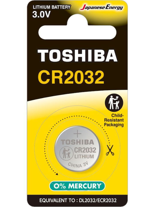 Toshiba Cp-1c Μπαταρία Λιθίου Ρολογιών CR2032 3V 1τμχ