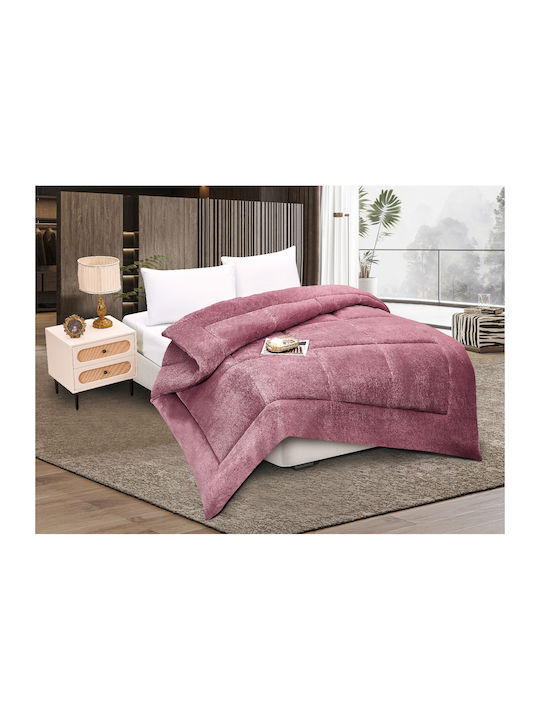 Silk Fashion Комбинирано одеяло Куинсайз 240x260бр Solid Rust Red 280 г/м²Gsm