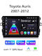 Car Audio System for Toyota Auris 2007-2012 (Bluetooth/USB/WiFi/GPS/Apple-Carplay/Android-Auto) with Touch Screen 9"