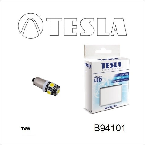 Tesla Λάμπες Αυτοκινήτου T5 / T4W LED 2τμχ