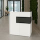 Megapap Aloha Professional Office Reception Desk L95.5xW40xH110.3cm