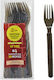 Lux Plast Reusable Fork Plastic 10pcs