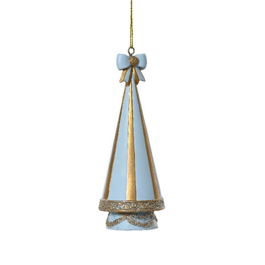Christmas Decorative Plastic Tree 12cm Light Blue Tree