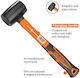 Hojita Mattel With Fiberglass Handle 450gr Black 450gr Hjhm7302