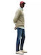 Austin Men's Jeans Pants Elastic with Slim Tapered Fit Dark Blue
