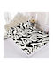 Silk Fashion Sheet for Single Bed with Elastic 100x200+30cm. Fleece Multicolour