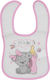 Kamtex Baby Waterproof Bib from 100% Cotton Pink