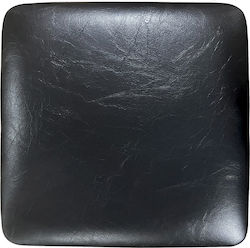 ArteLibre Седалка За Стол За Трапезария / Кухня Дървена 27x27см Черна