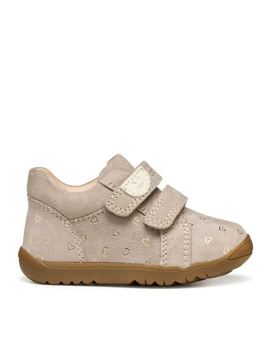 Geox B Macchia Leather Kids Boots with Velcro B...