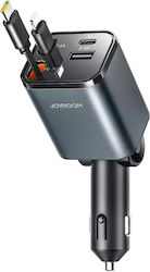Joyroom JR-CCL05 Φορτιστής Αυτοκινήτου με Θύρες 1xUSB-A 1xType-C και Καλώδιο Lightning / Type-C