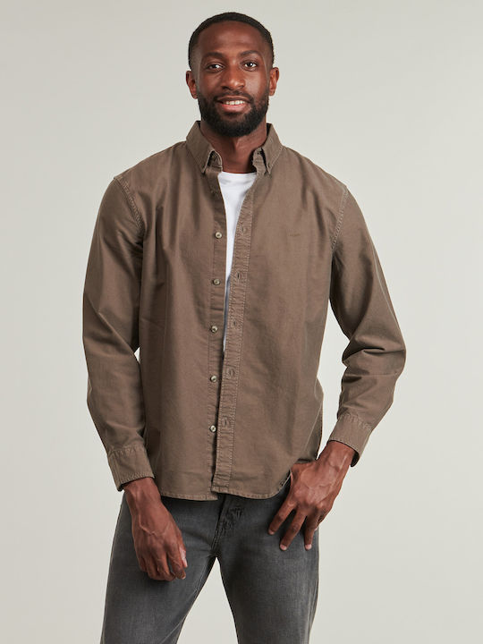 Levi's Authentic Langärmlig Hemd Braun
