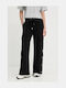 Women's Fabric Trousers Black