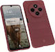 Bizon Back Cover Silicon / Tempered Glass 2mm Violet (Redmi 14C / Poco C75)