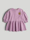 Children's Dress Sweatshirt Long Sleeve Animal Print Lilac