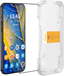 Enkay Easy Installation Full Glue Tempered Glass Compatible with Honor 400 5G Black Enkay Easy Installation Full Glue Tempered Glass Compatible with Honor 400 5G Black