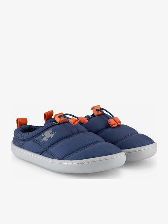 Kinder Sneaker Barfuß Slip-On Marineblau